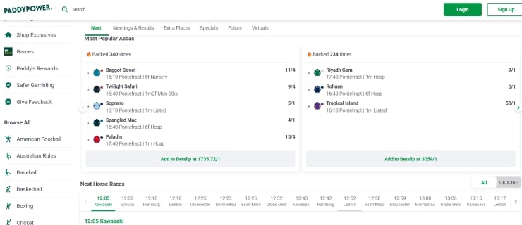 Best Non UK Betting Sites - Paddy Power