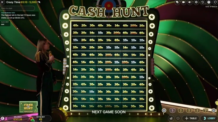 Crazy Time Cash Hunt