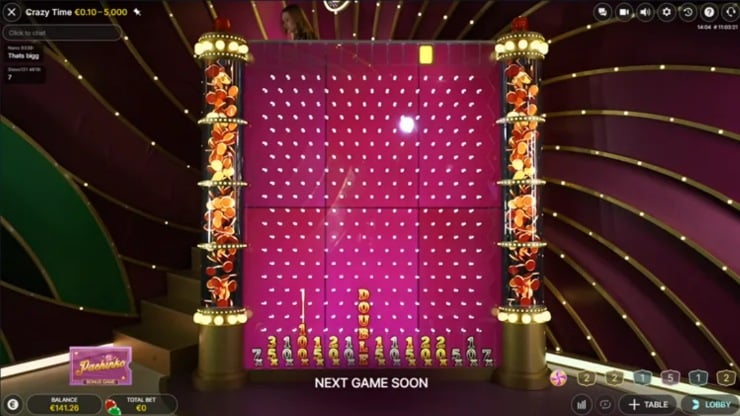 Crazy Time Pachinko Round