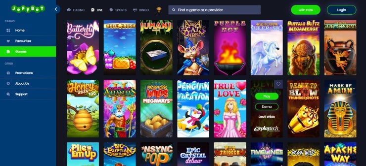 Jeffbet - Best Solana Casinos