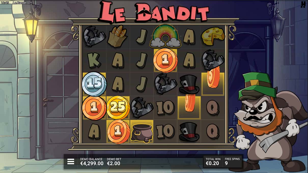Le bandit free spins