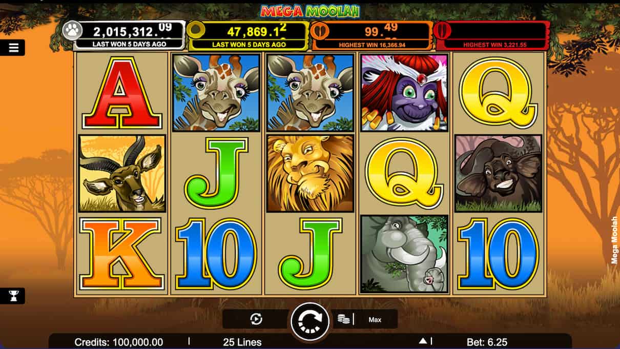 Mega Moolah best slot games