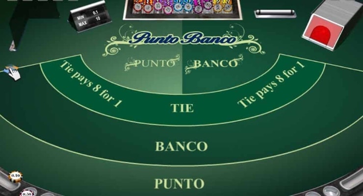Punto Banco Baccarat