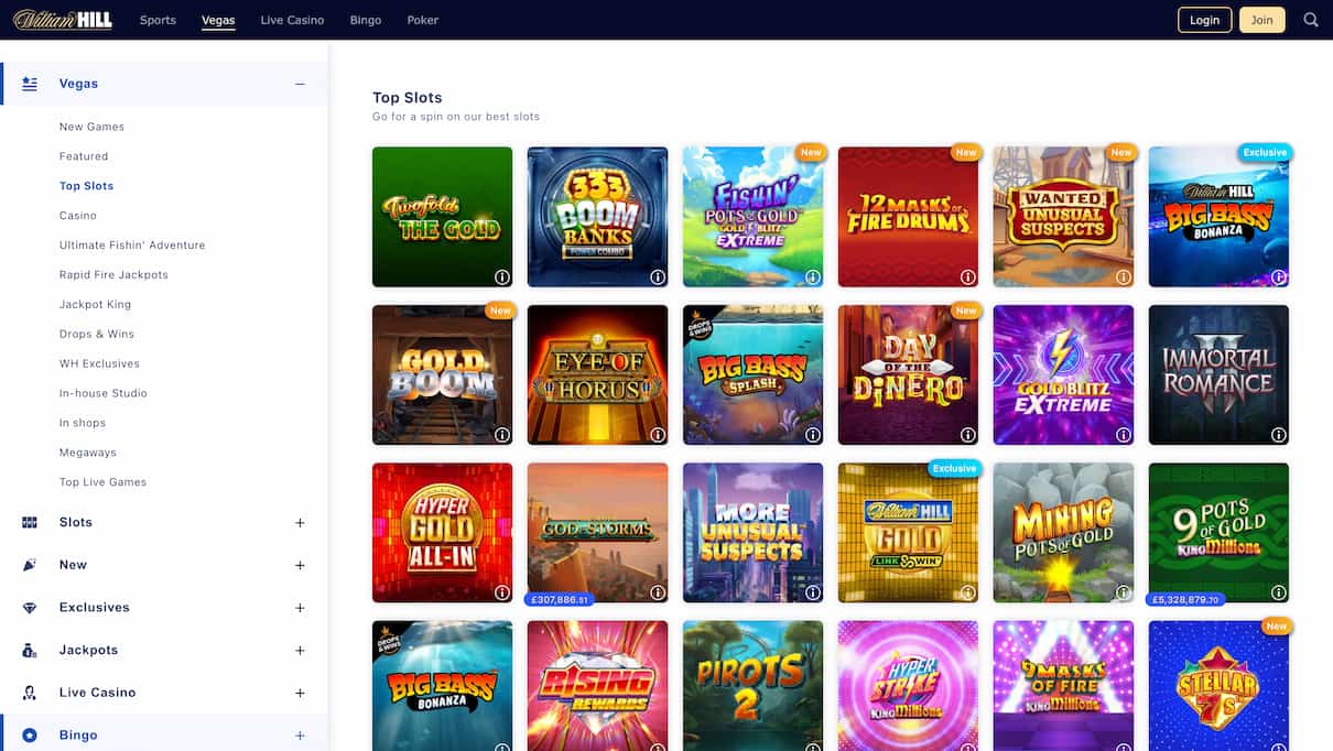 William Hill Microgaming Casino