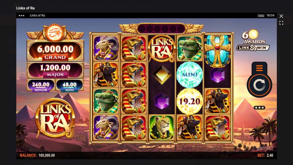 Links of Ra Slot