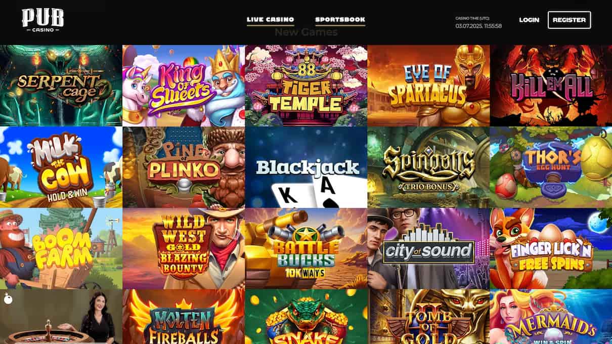 Pub Casino New Slots Site