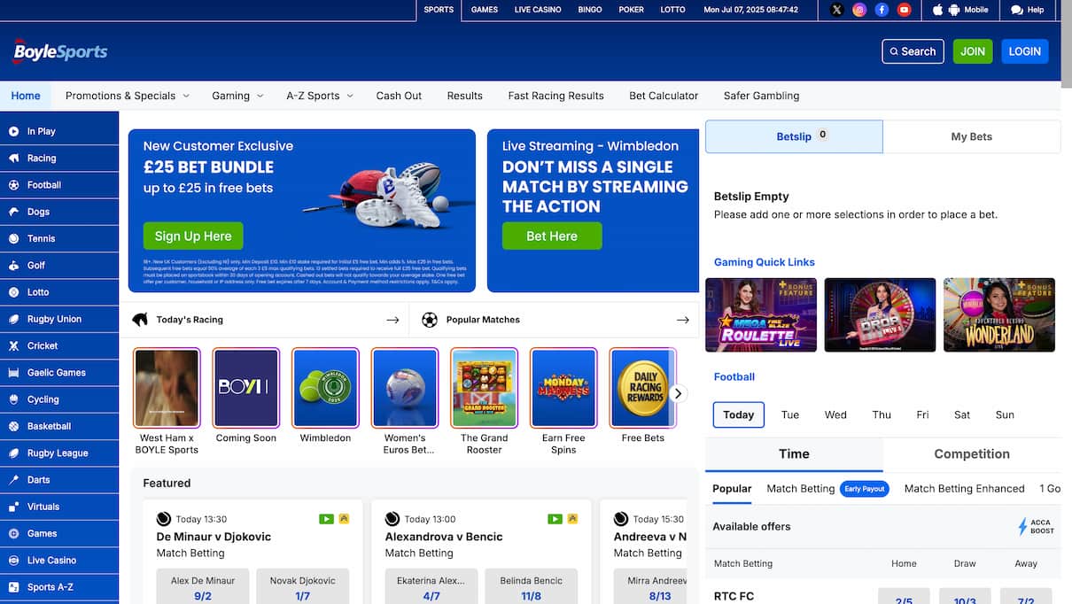BoyleSports Review