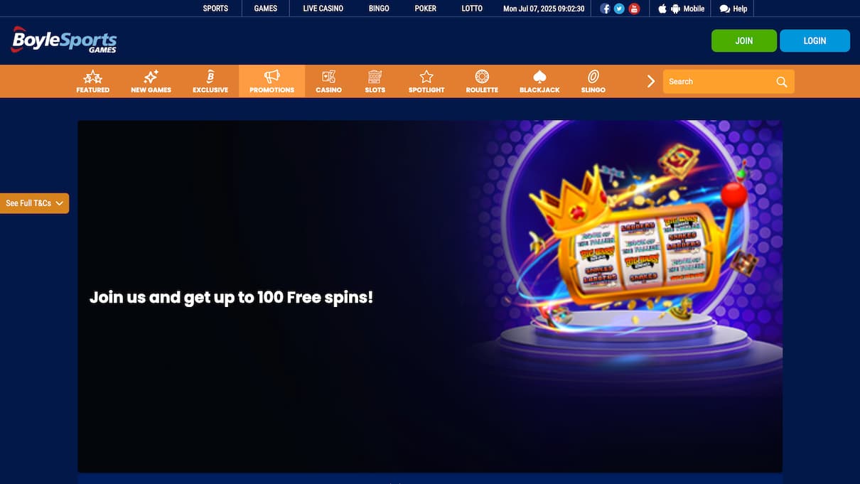 BoyleSports Casino Promo Code
