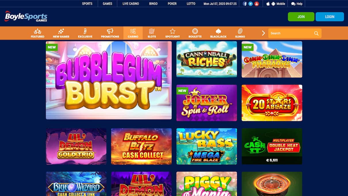 BoyleSports Casino Review