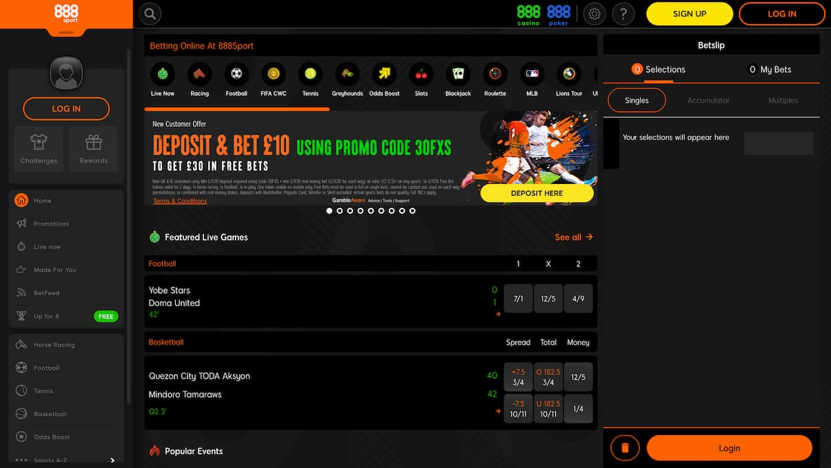 888Sport Sportsbook Review