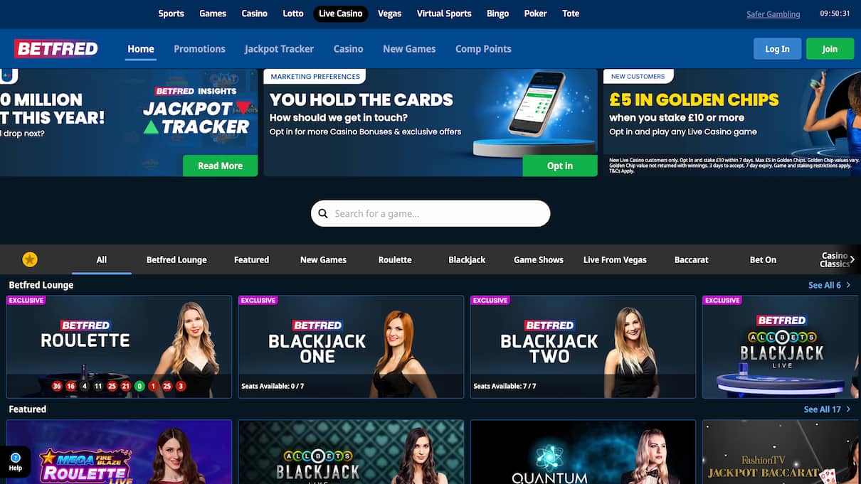 Betfred Trustly casino
