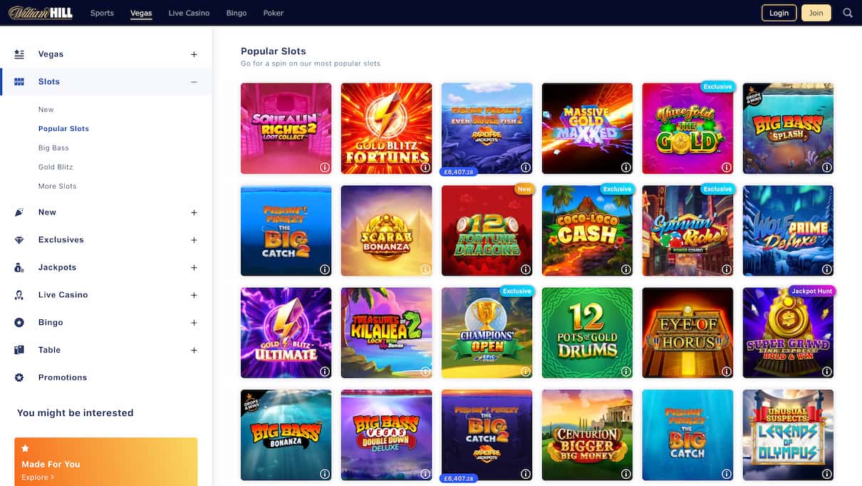 William Hill Amex Casino