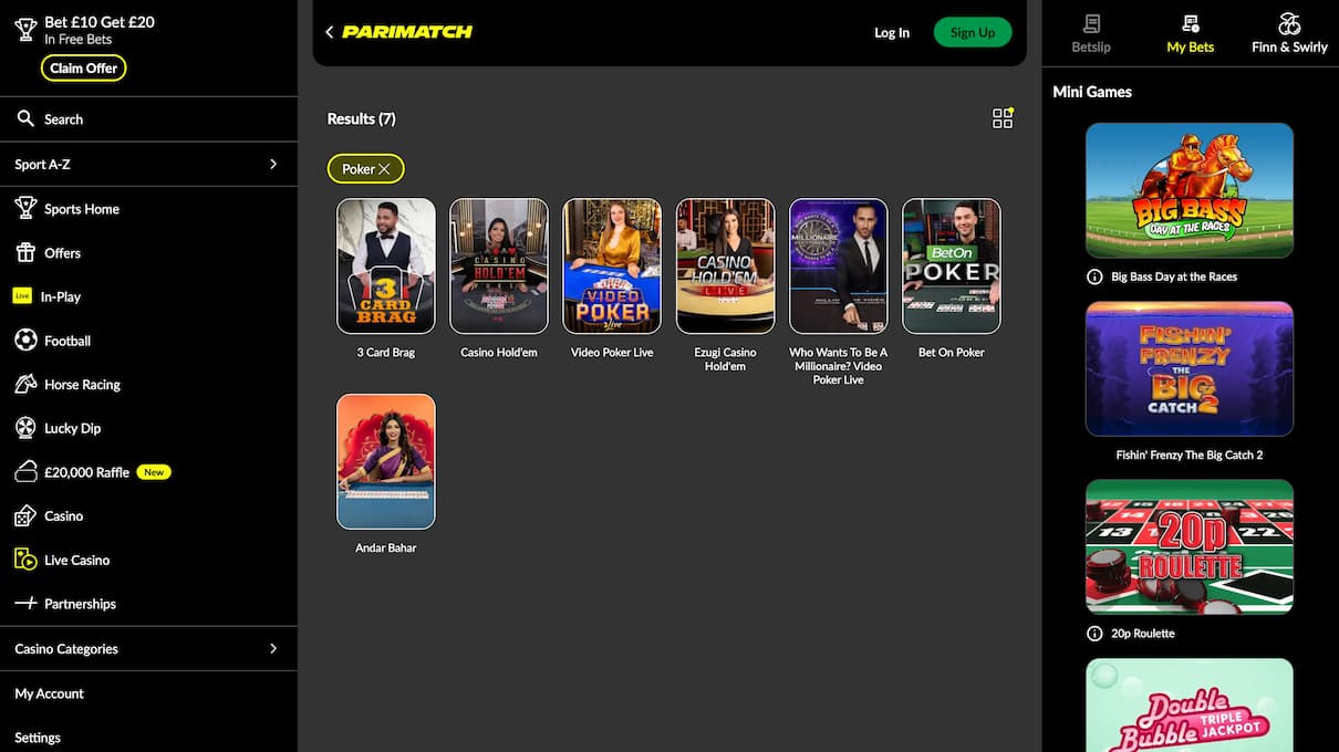 Parimatch Poker Review
