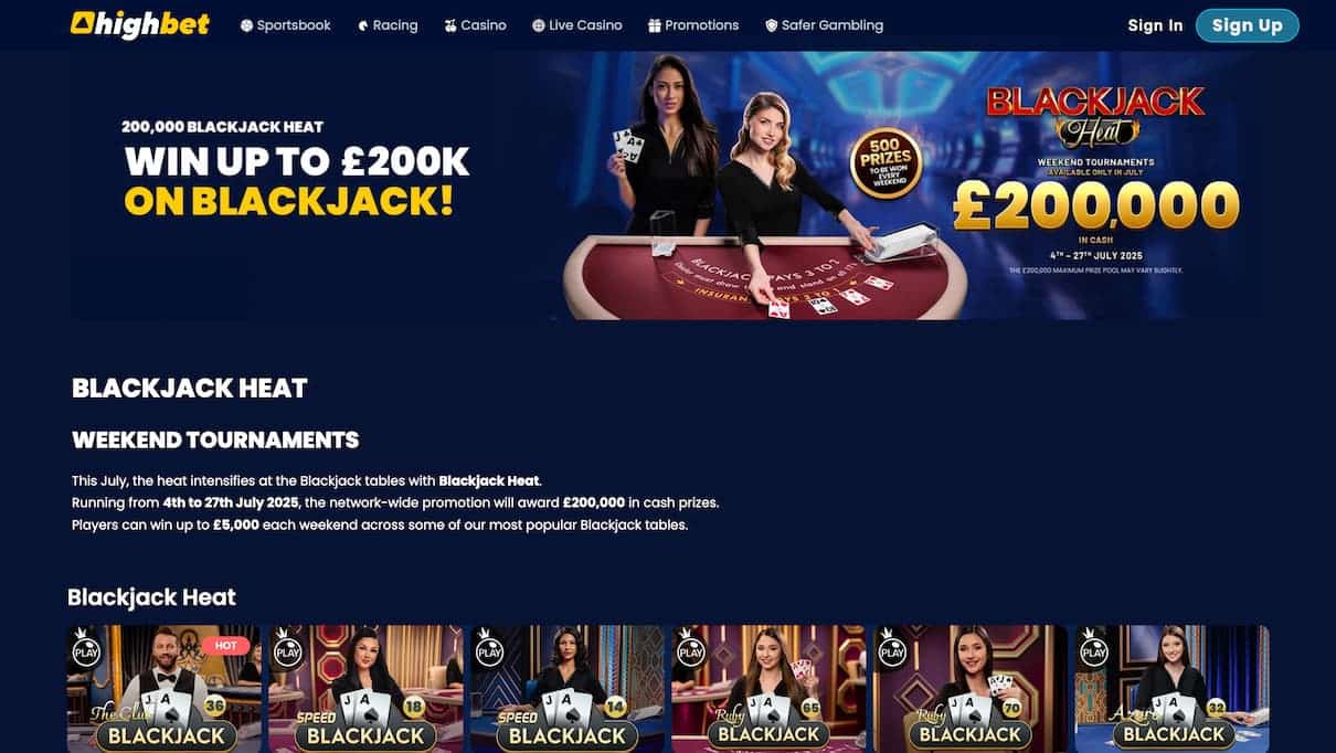 Highbet Casino Tournament