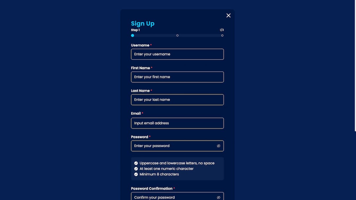 Step 1: Register an Account