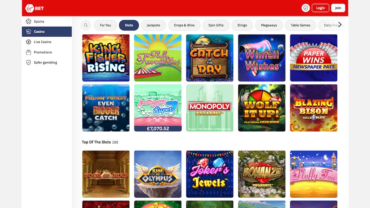 Virgin Bet US Casino for UK Players