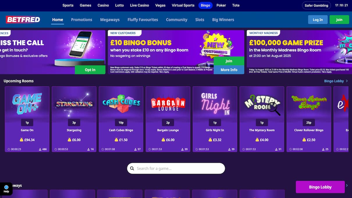 Betfred US Casino for UK Players