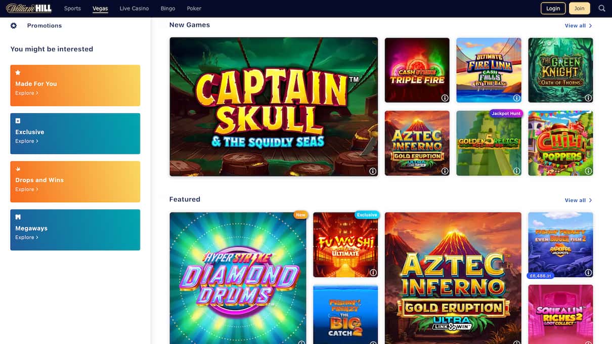 William Hill US Casino for UK Players