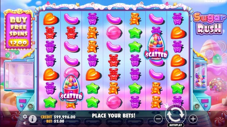 Sugar Rush Scatter Symbols