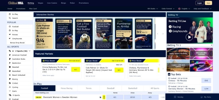 William Hill Step 1 Choose Your Credit Card Betting Site
