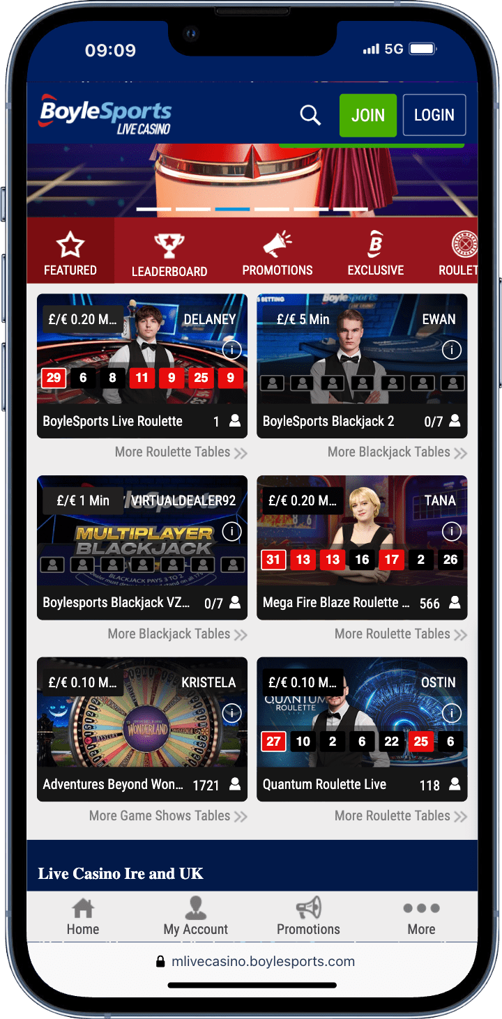 BoyleSports Casino App