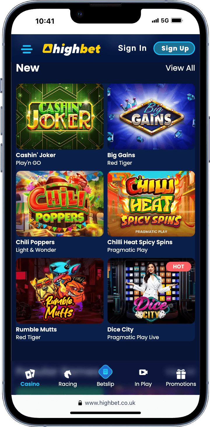 Highbet Mobile App