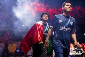 Luminosity Gaming, pictured at the Apex Legends Global Series