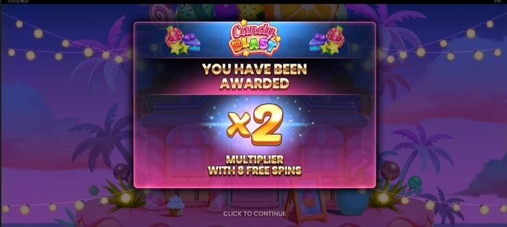 Candy Blast Free Spins Bonus