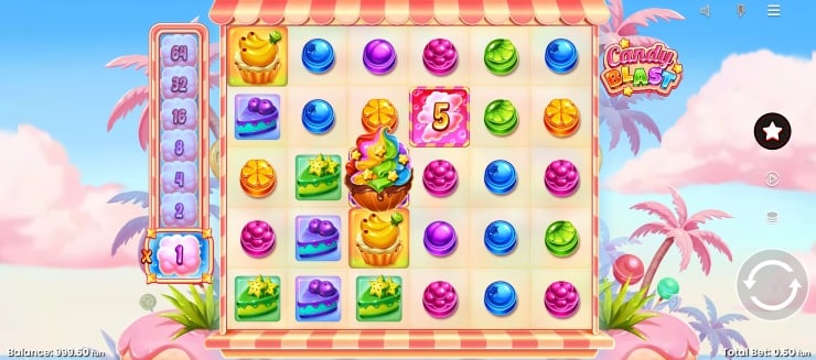 Candy Blast Multiplier Boost Symbol