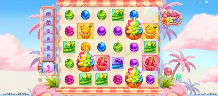 Candy Blast Three Scatter Icons