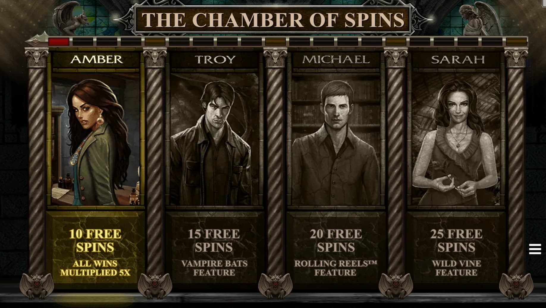 Immortal Romance Slot Chamber of Wins
