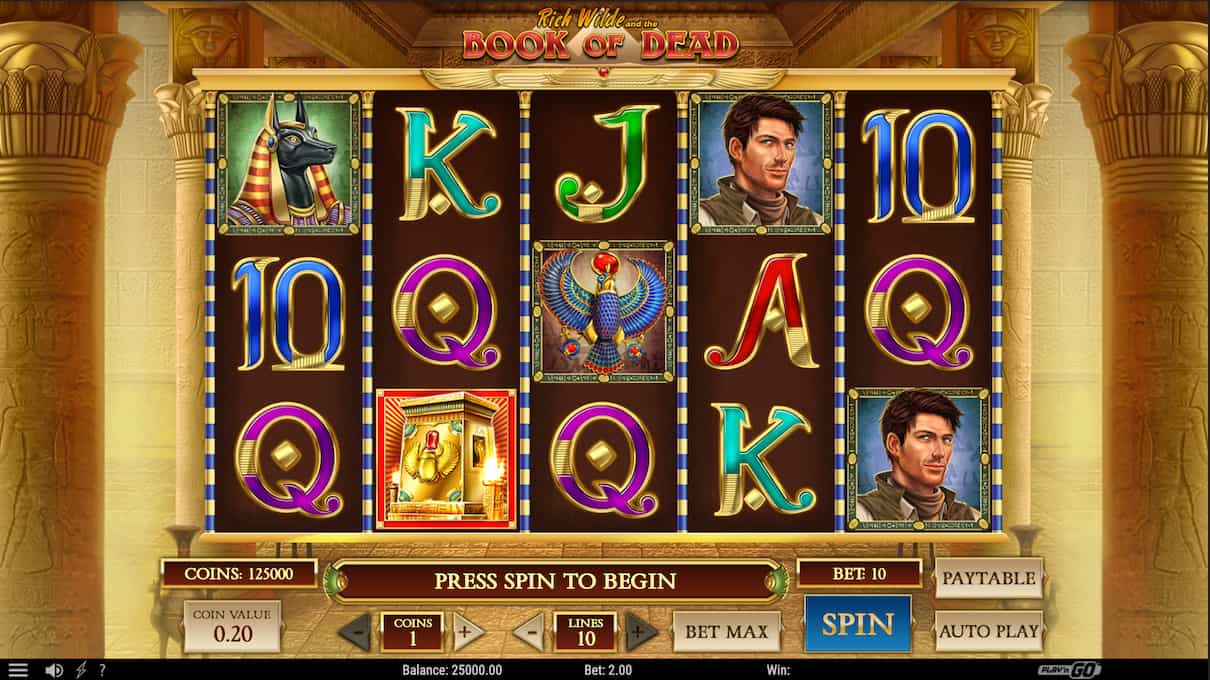 Book of dead slot