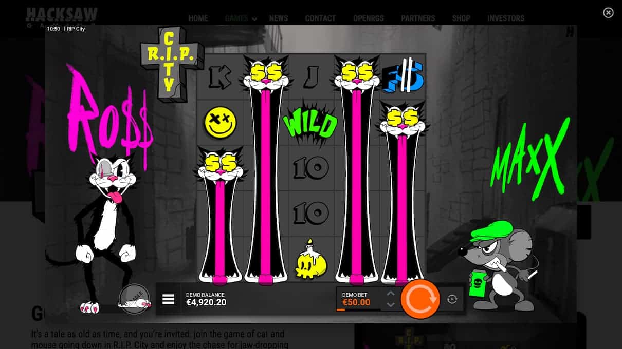 RIP City Slot Expanding Wilds
