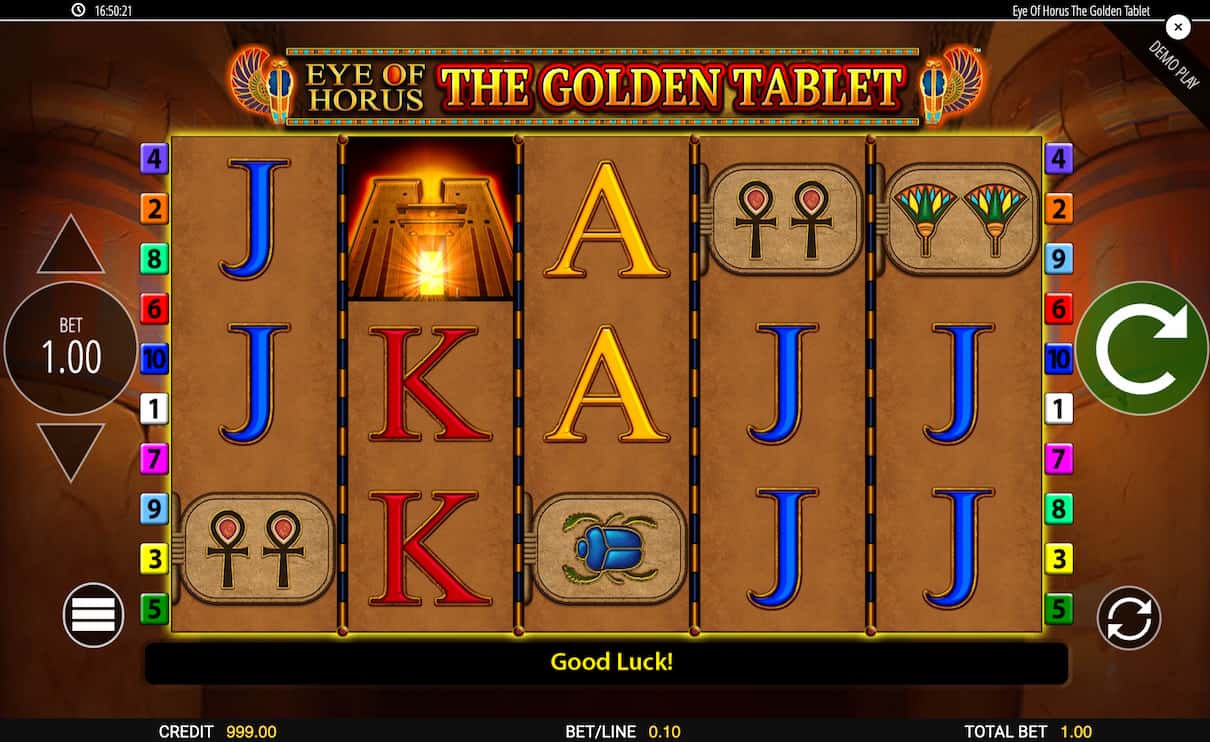 Eye of Horus The Golden Tablet Slot