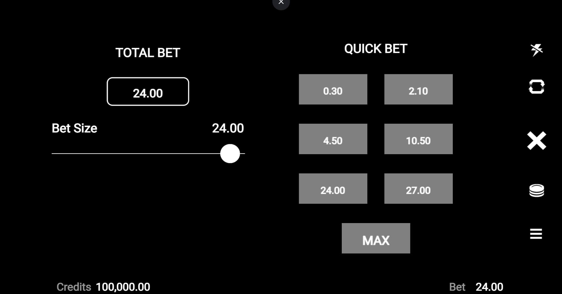 Step 2 - Set Your Bet Limits