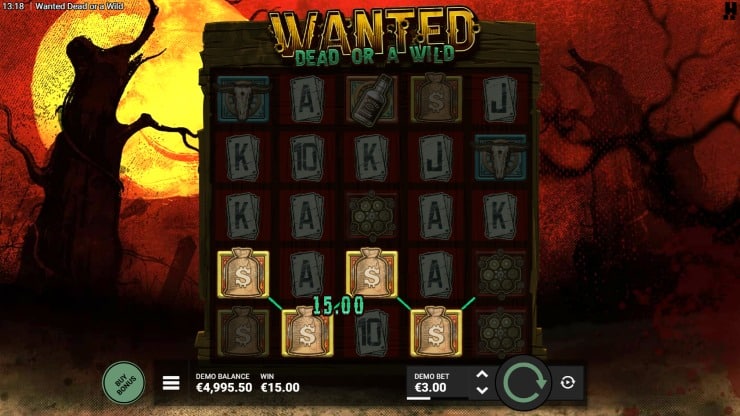 Wanted Dead or a Wild - Play Your Spins