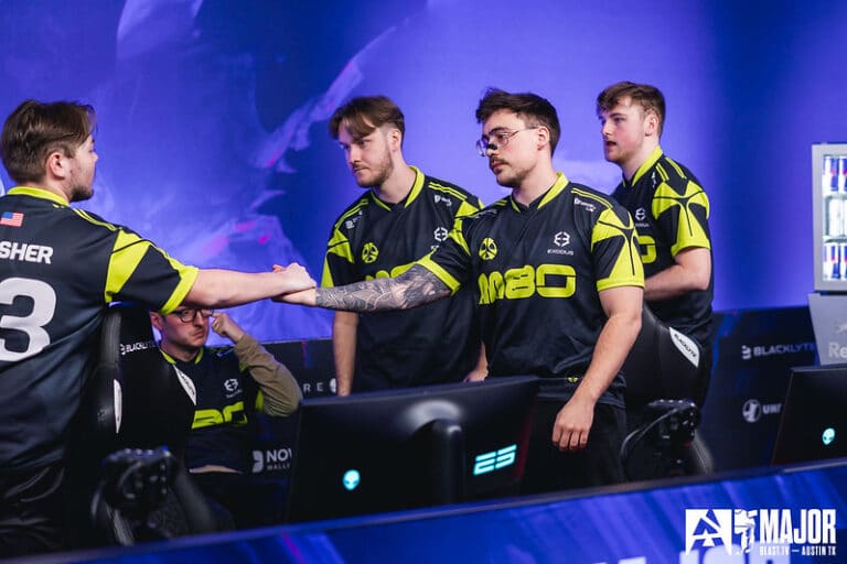 M80 BLAST journey ends. Picture shows M80 at BLAST Austin Major