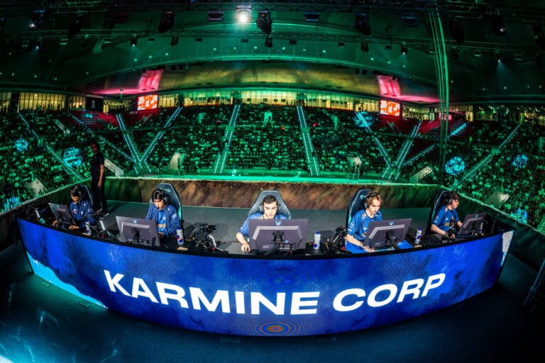 KC Apples accused - Pictured: Karmine Corp roster competing in the LEC