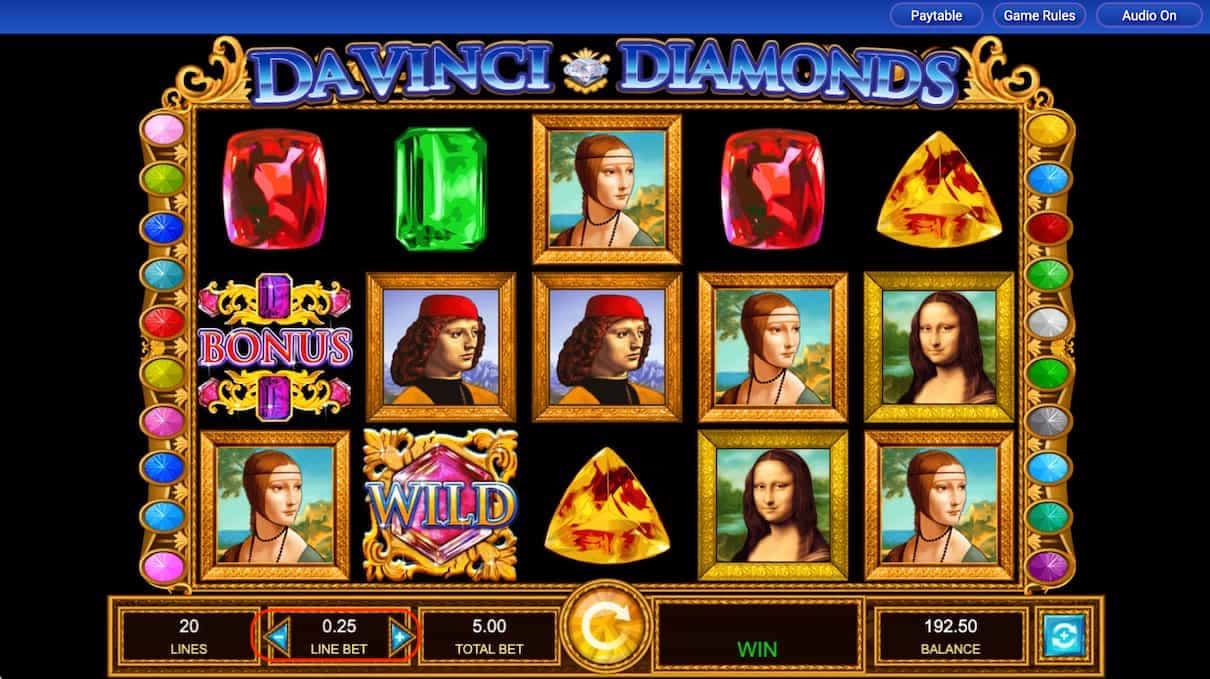 Step 2: Choose Your Bet Size