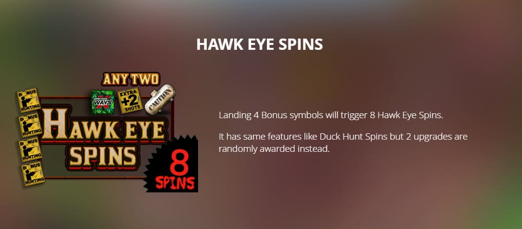 Duck Hunters Hawk Eye Spins