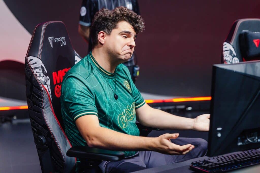 Bwipo pictured at the2024 League of Legends Mid-season Invitational