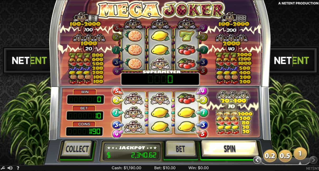 Mega joker slot