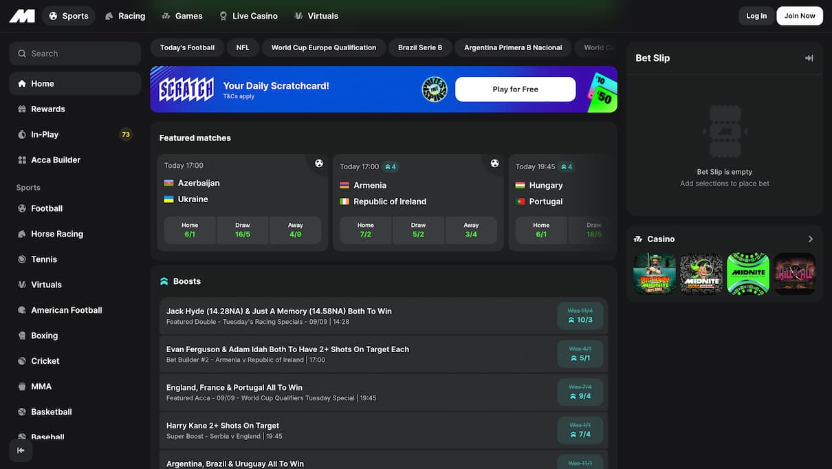 Midnite New Betting Site in the UK