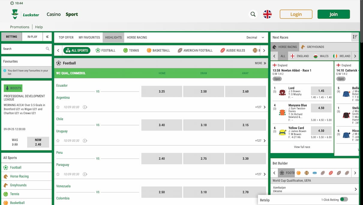 Luckster New Betting Site in the UK
