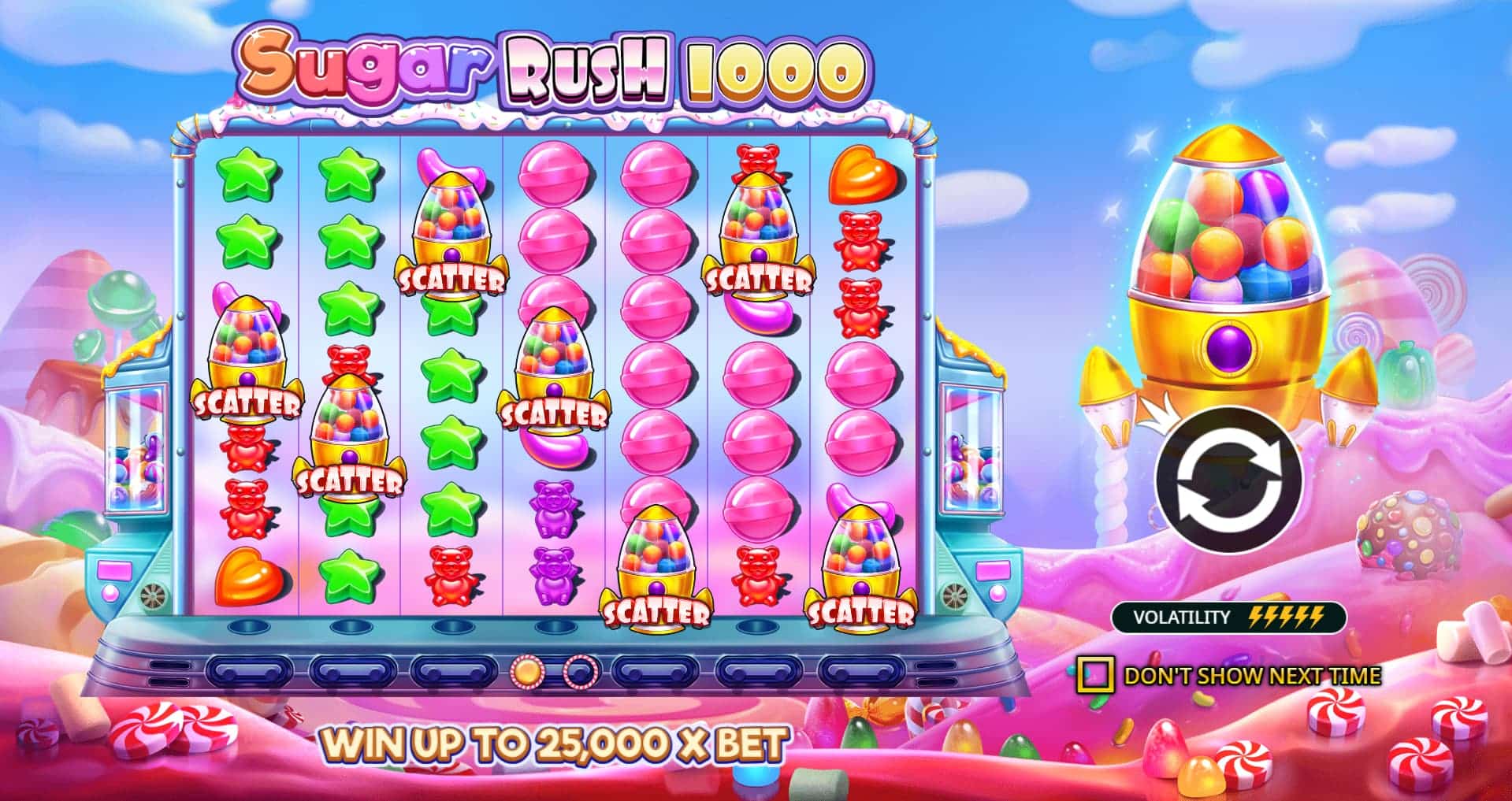 Sugar Rush 1000 Scatters