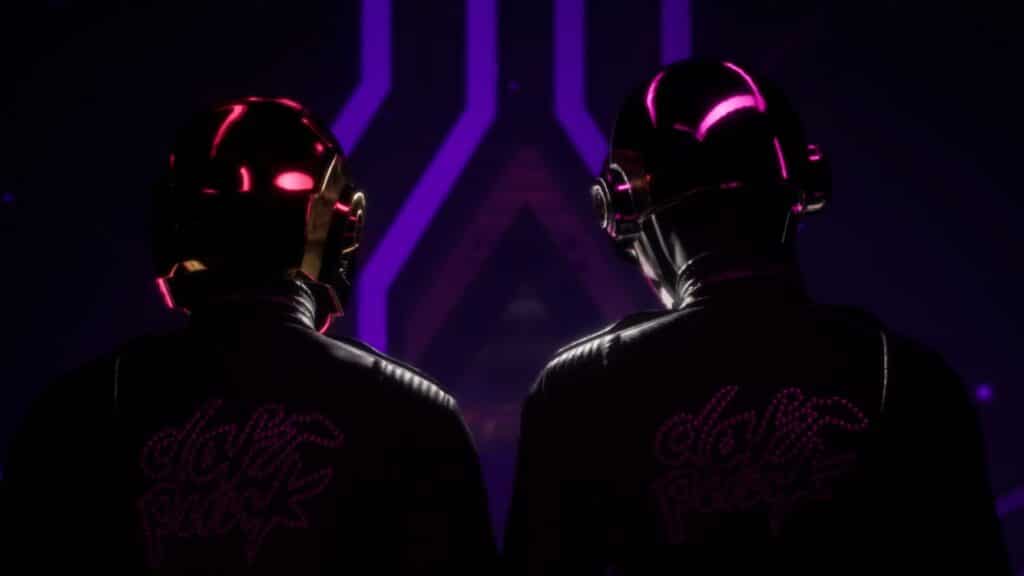 Fortnite Daft Punk collaboration trailer screenshot