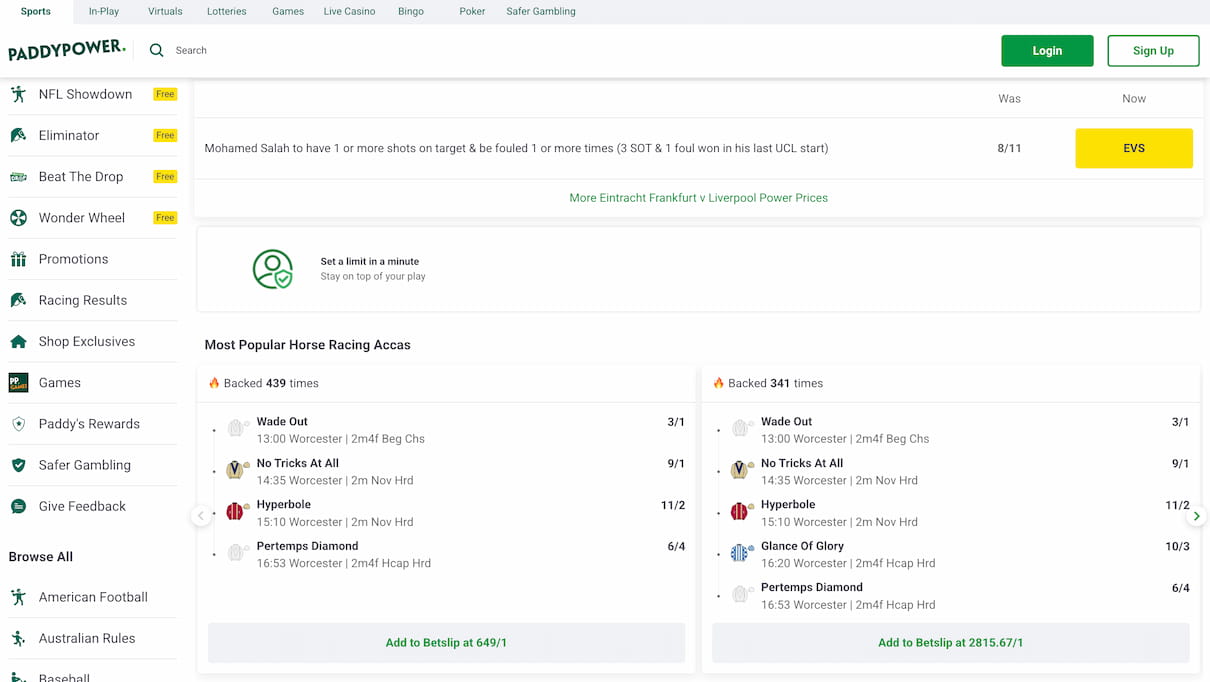 Paddy Power MotoGP betting site