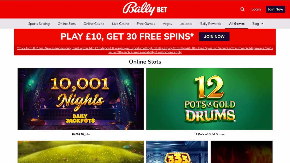 Bally Casino Review