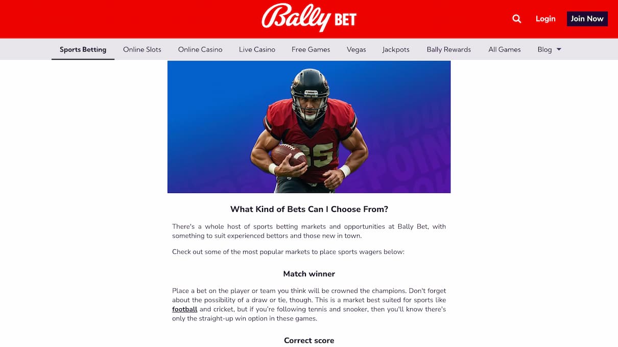 Bally Casino Sports Betting Review