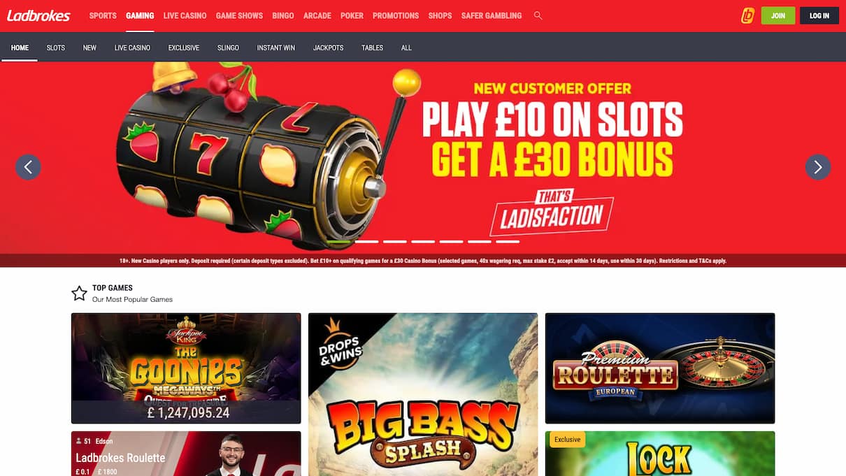 Ladbrokes Casino Review